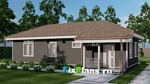 Одноэтажный дом F-10430